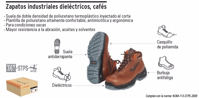 Zapatos Industriales Dieléctricos